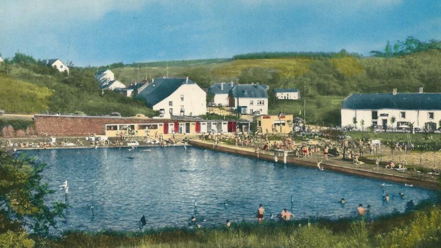 étang Remy à Habay-la-Neuve dans les années 1950's